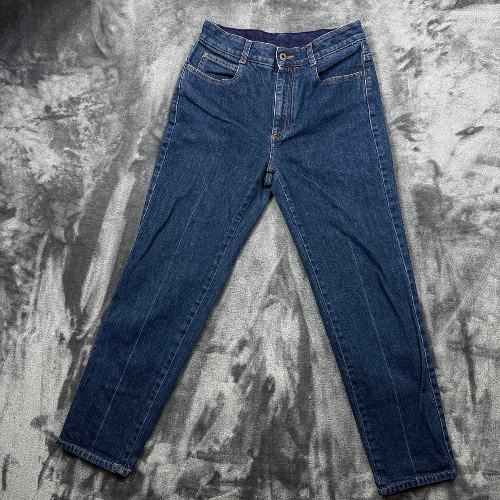 Stella McCartney Jeans Womens 26 Blue Straight Leg High Rise Denim Italy